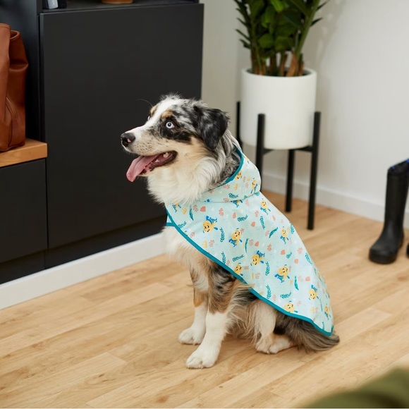 NWT Disney Lightweight Flounder Little Mermaid Dog & Cat Raincoat Size Large - Picture 2 of 4